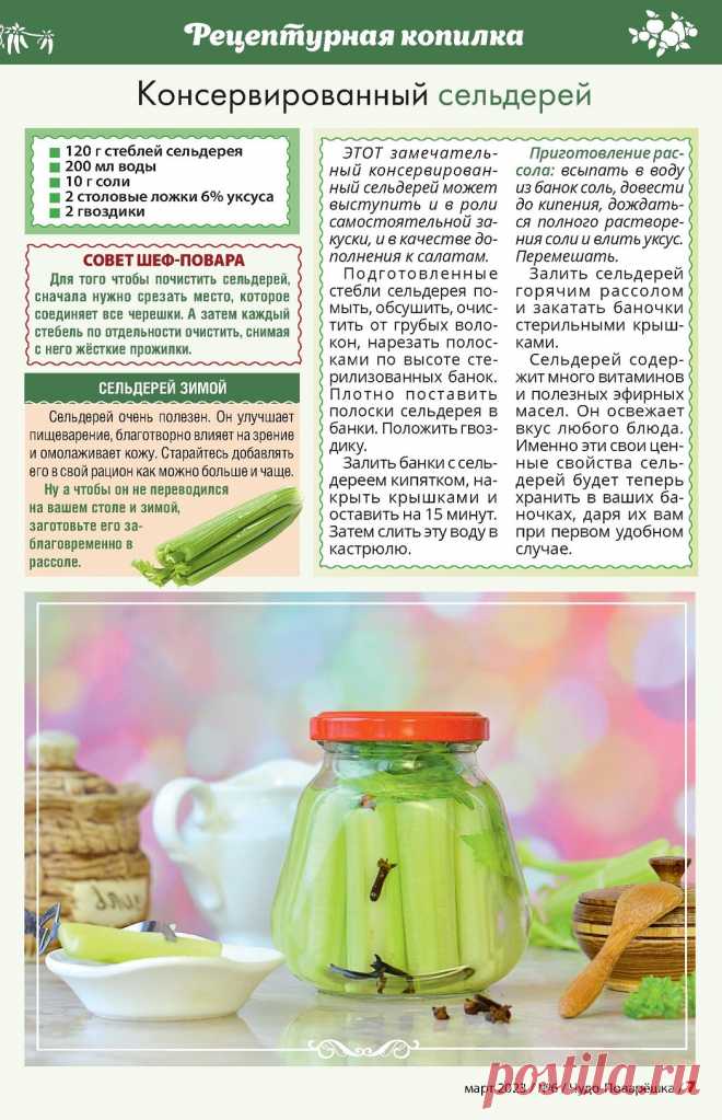 Консервированный сельдерей