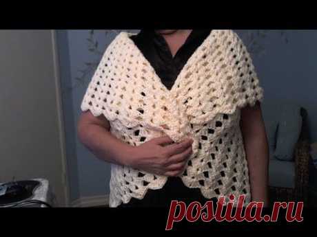 Easy crochet Bolero All Sizes child to Adult