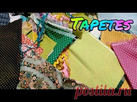 2  IDEIAS  DE TAPETES USANDO  RETALHOS 💥 #diy 💥Faça também 😍 #retalhos