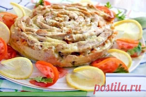 Шустрый повар.: Мясной пирог "Чайная роза"