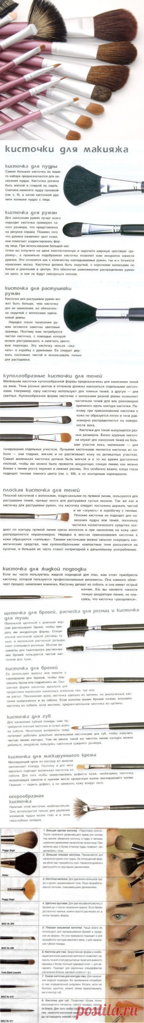 Руководство по кистям для макияжа!