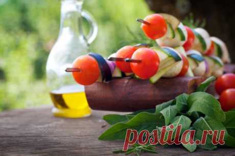 ШАШЛЫК ИЗ ОВОЩЕЙ