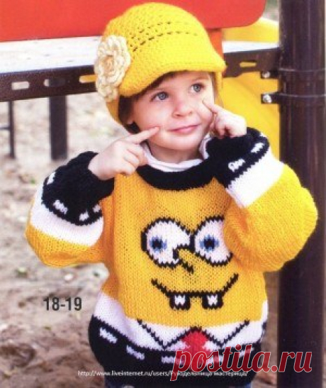 Кофточка &quot;Губка боб&quot;