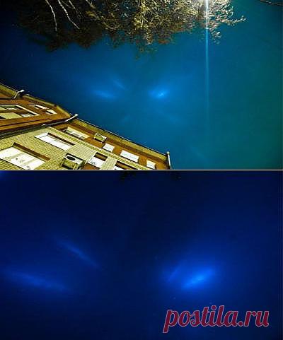 Таинственное свечение над российскими городами