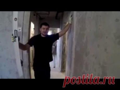 Азбука ремонта - Установка маяков для оштукатуривания стен