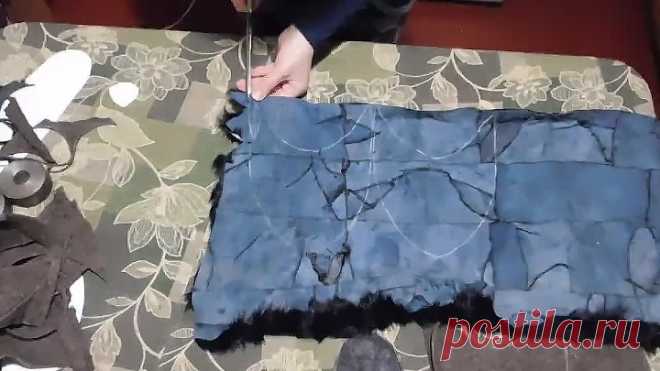 Меховые тапочки из старой шубы своими руками