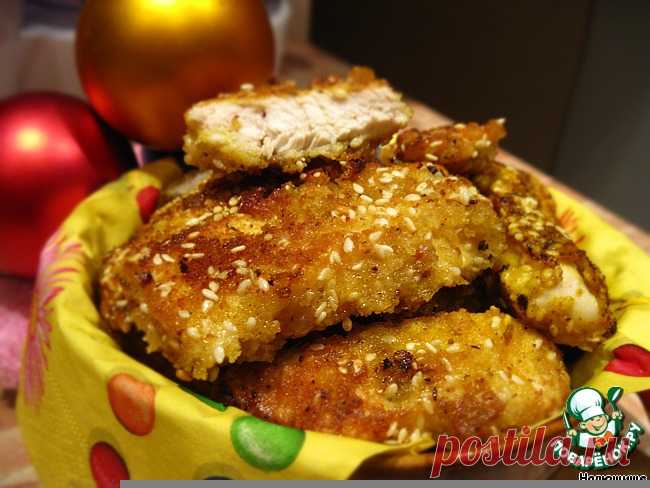 Домашние куриные наггетсы Кулинарный рецепт