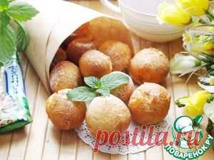 Творожные пончики с корицей - кулинарный рецепт