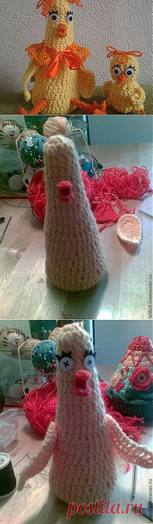 Курочка вязаная крючком - Ярмарка Мастеров - ручная работа, handmade