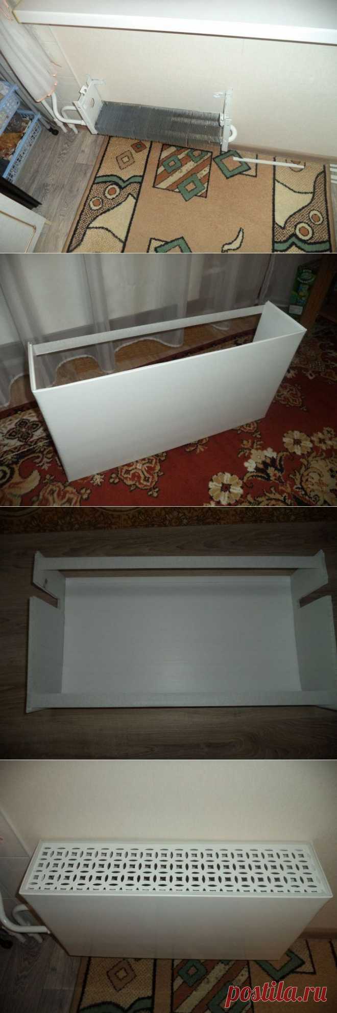 Экран на батарею отопления своими руками