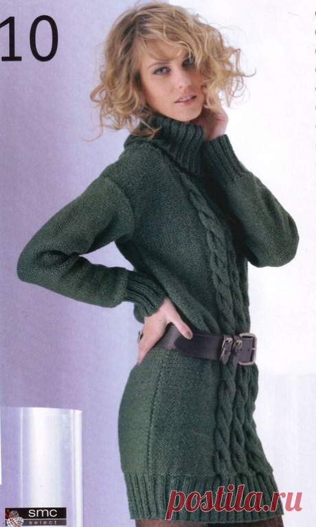 Мини-Платье с Узором из «Кос» | Ниточка