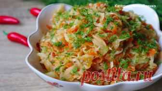 Капуста по-деревенски – и мяса не надо, так вкусно! Всем большой привет! Сегодня готовлю тушеную капусту по-деревески! Такая капуста станет отменным гарниром к любому блюду, подойдет в пост, а также в качестве начинки для пирожков или пирогов. 