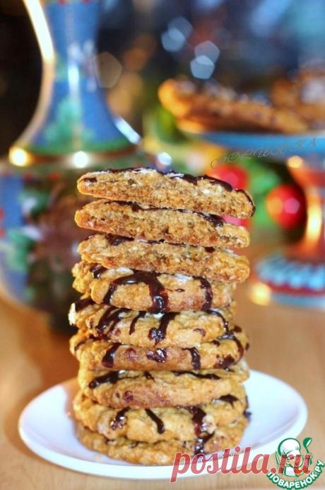 Жевательное овсяное печенье – кулинарный рецепт