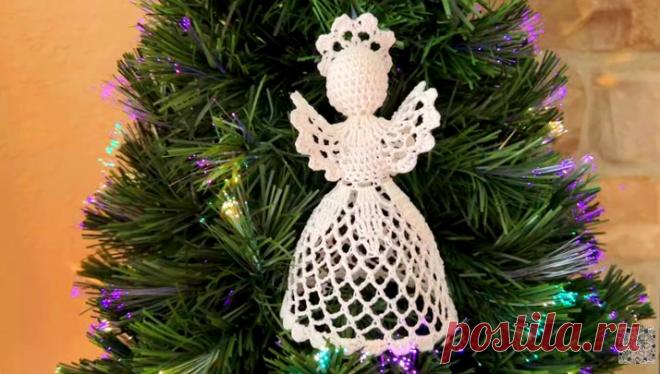 Рождественский ангел связанный крючком - 2 видео мастер-класса &raquo; Женский Мир