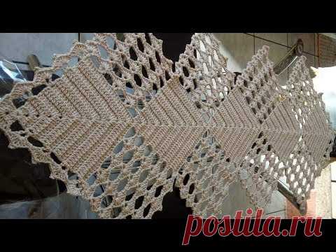 Tığişi Örgü Runner Masa Örtüsü Modelleri & Crochet