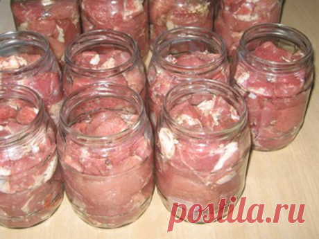 Домашняя тушенка своими руками. Быстро, легко и очень ВКУСНО!!!Немного старания, и вы получите вкусное, сочное и аппетитное мясо, приготовленное своим