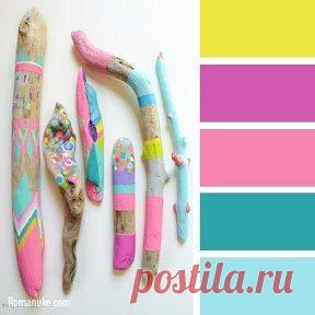 Сочетание цветов.