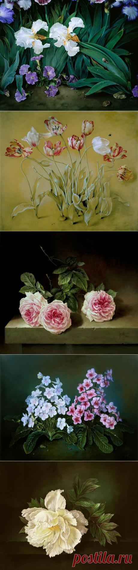 Художник Jose Escofet. Цветы. Живопись маслом | Usenkomaxim.ru