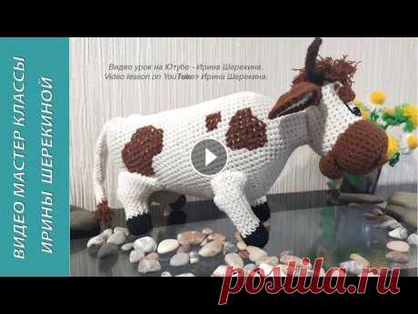 Корова Мурка из Простоквашино, ч.5. Cow Murka from Prostokvashino, р.5. Amigurumi. Crochet. Этот МК платный. Доступ к нему по ссылке. Чтобы получить ссылку, надо связаться со мной: This MK must be paid. Access it by reference. To get the link...