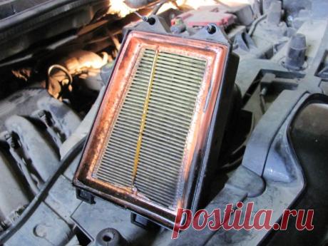 Какие причины и последствия появления масла в воздушном фильтре