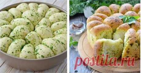 Домашний хлеб с чесноком