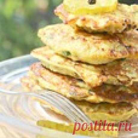 Кабачково-куриные оладьи - кулинарный рецепт