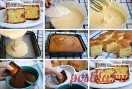 Очень вкусное, нежное, мягкое и тающее во рту пирожное
