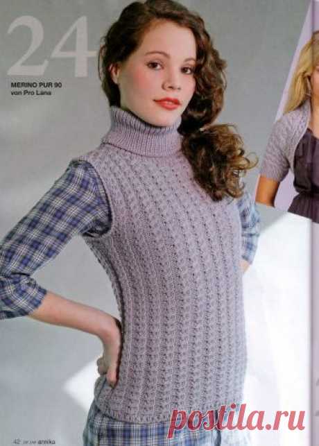 Безрукавка для женщины MERINO PUR
