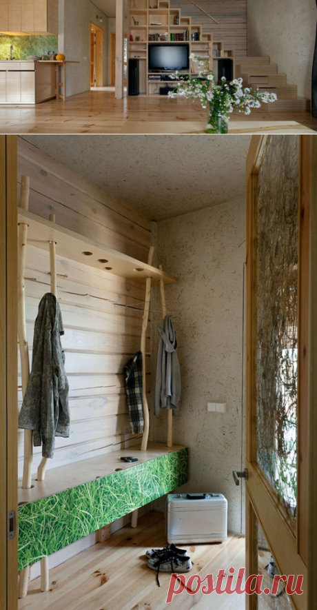 Эко-интерьер брусового дома от Ryntovt Design - Дизайн интерьеров | Идеи вашего дома | Lodgers