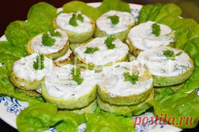 Жареные кабачки с чесноком и майонезом. Пошаговый рецепт с фото - Кушать нет