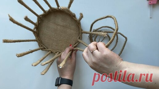 Фея Мечтающая | Сплела корзину не самым обычным способом и за ней выстроилась очередь из моих друзей. Все просят подарить или научить также