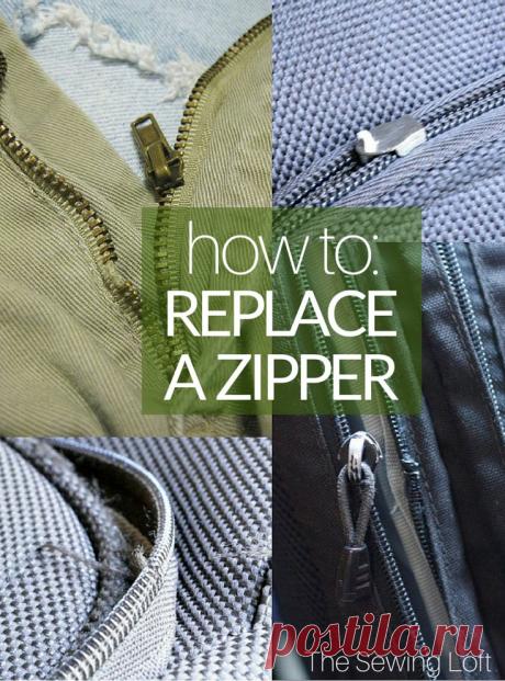 How to replace a zipper - The Sewing Loft