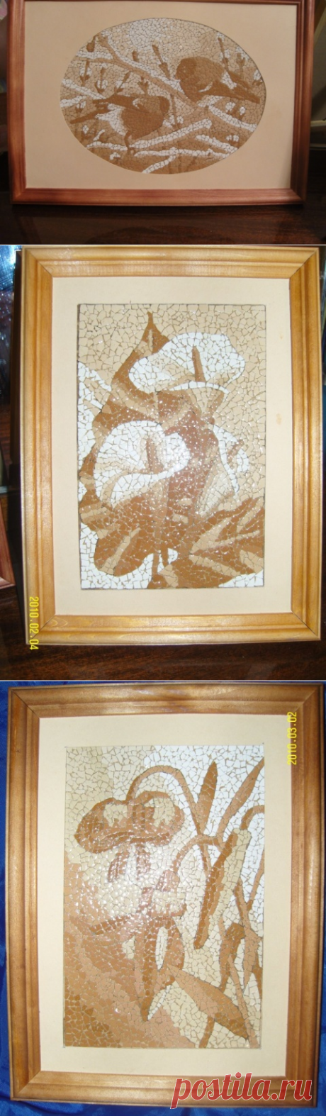 Скорлупу от яиц в дело!!! Красота из ничего… (Мастер-класс)