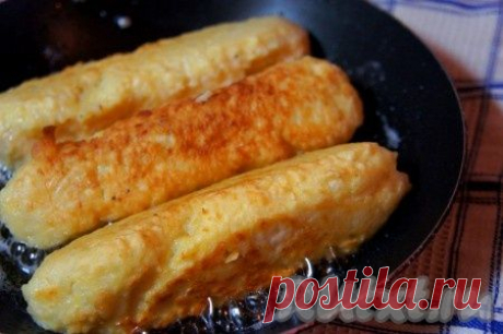 Простое блюдо &quot;Сосиски в картошке&quot; (рецепт с фото) | RUtxt.ru