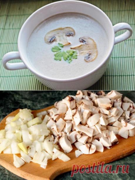 Foodclub — кулинарные рецепты с пошаговыми фотографиями - -суп из шампиньонов