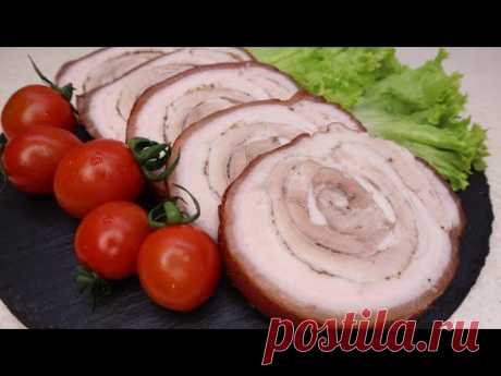 Вкуснее колбасы - Мясной рулет из свиной грудинки «Домашний»