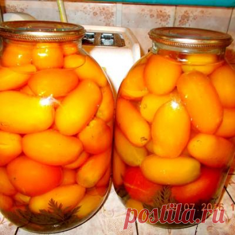 Рецепт вкусных помидоров!