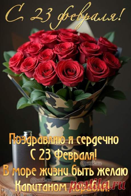 Поздравляю с 23 февраля