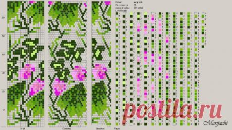 53 схемы вязания жгутов на 19-20 бисерин / Вязание с бисером / Biserok.org