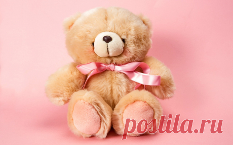 Скачать обои игрушка, Teddy, pink, плюшевый, bear, toy, cute, мишка, раздел разное в разрешении 1280x800