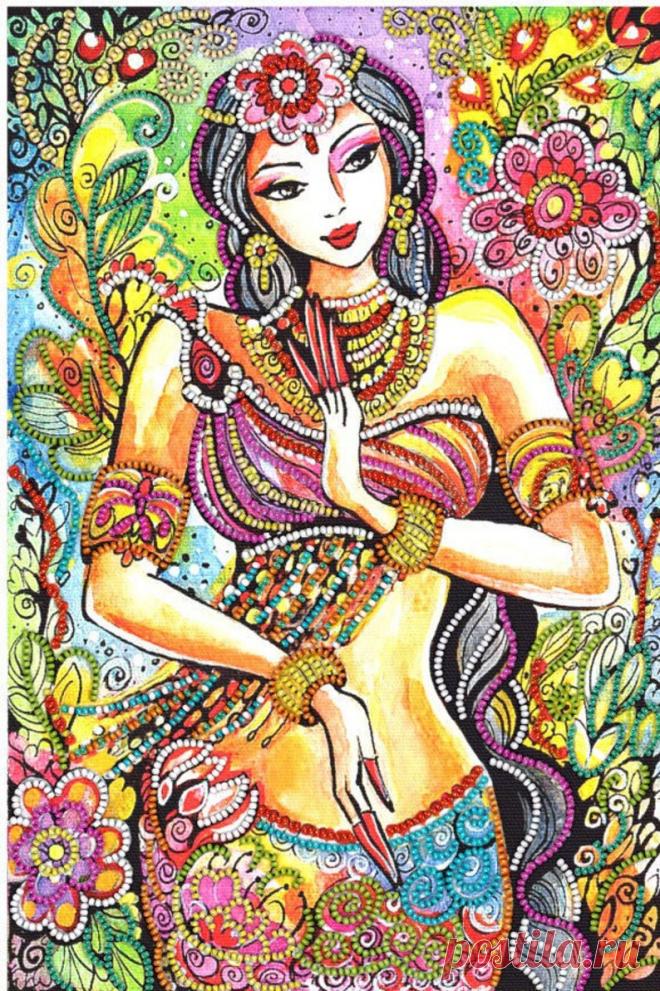 Richelle DIY Beaded embroidery kit Embroidery pattern Gift | Etsy