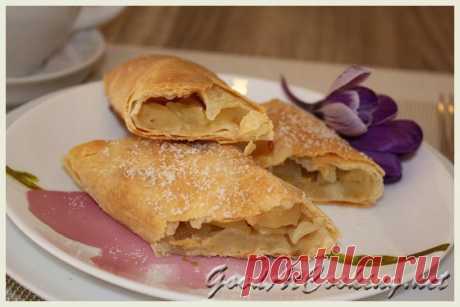 Рецепт вертуты с яблоками с пошаговыми фотографиями | GoodAtCooking