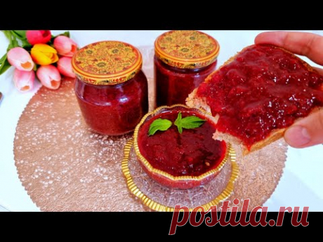 🍓БЕЗ ЖЕЛАТИНА! БЕЗ ЗАГУСТИТЕЛЯ! 💯НАСТОЯЩИЙ КЛУБНИЧНЫЙ ДЖЕМ! ЧУТЬ-ЧУТЬ САХАРА! ДЕТИ БУДУТ В ВОСТОРГЕ!