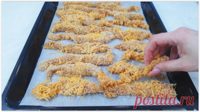 Делюсь секретом как приготовить хрустящие куриные стрипсы (вкуснее, чем в KFC)