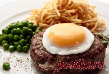 Бифштекс с яйцом из советского общепита. Лучшее из СССР. | Правильно готовим | Яндекс Дзен