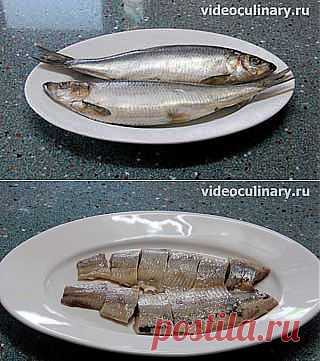 Разделка селёдки - Видеокулинария.рф - видео-рецепты Бабушки Эммы | Видеокулинария.рф - видео-рецепты Бабушки Эммы