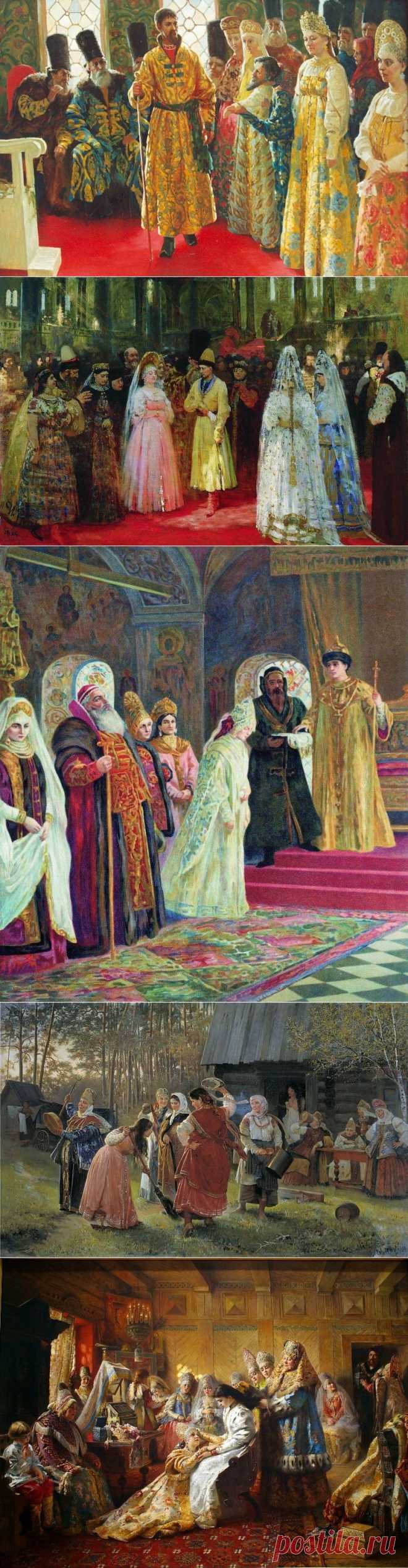 СВАДЕБНО- ОБРЯДОВОЕ. РУСЬ СТАРОДАВНЯЯ. - ЖИВОПИСЬ. ИСКУССТВО ХУДОЖНИКОВ ВСЕГО МИРА.