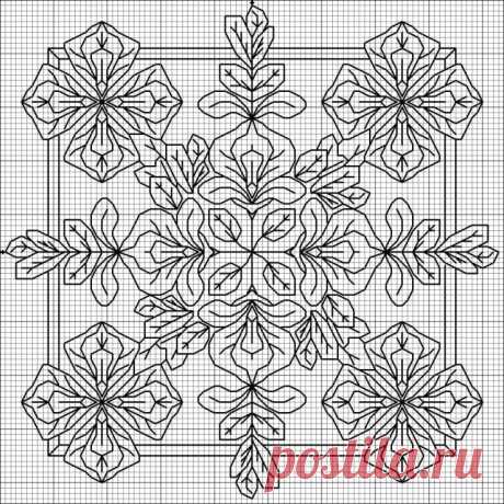 Gallery.ru / Фото #1 - Blackwork - CrossStich