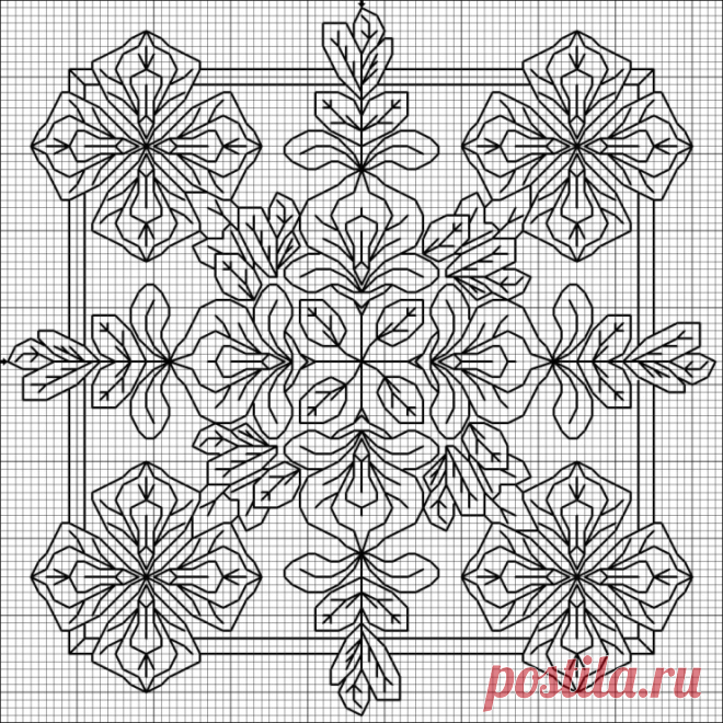 Gallery.ru / Фото #1 - Blackwork - CrossStich