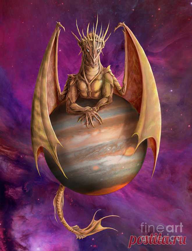Jupiter Dragon by MGL Meiklejohn Graphics Licensing Jupiter Dragon Digital Art by MGL Meiklejohn Graphics Licensing